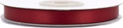 Produktbild von Doppelseitiges Satinband 6mm x 20m Rolle Bordeaux