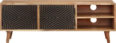 Produktbild von vidaXL TV-Schrank 115x30x39 cm Massivholz Akazie