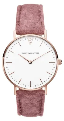 Produktbild von Paul Valentine Damen Armbanduhr MARINA ROSE GOLD PINK VELVET 32 MM PV32149
