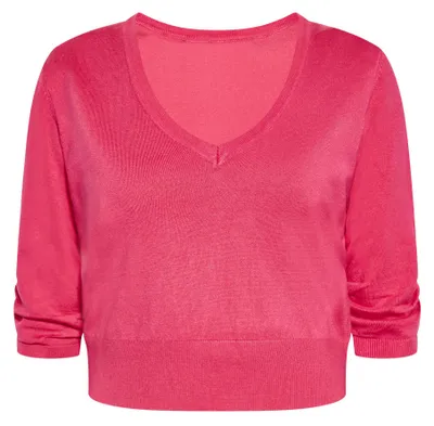 Image de Pull pour femme MALUBA - Rose, taille L