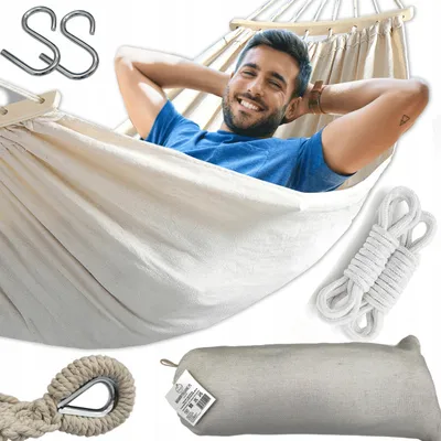 Produktbild von Garten Hängematte Brasilianische XXL 2-Personen mit Spreizstab