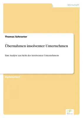 Produktbild von Übernahmen insolventer Unternehmen