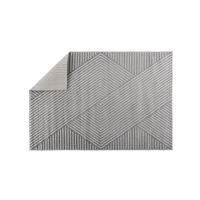 Image de Aron tapis 160x230 cm gris.