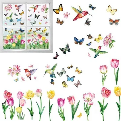 Produktbild von Bunte Dekorativ-Stickers mit Rädern für Mülltonnen und Wände