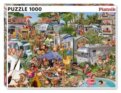 Produktbild von Ruyer: Camping Chaos - Puzzle 1000 Teile
