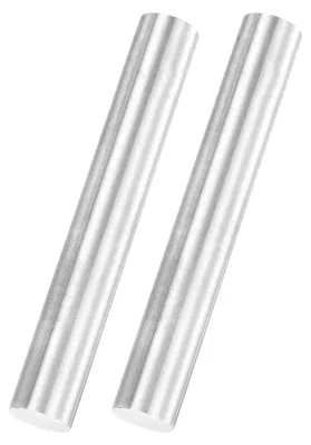 2 runde Stahlstangen 15 mm x 100 mm SKD11 für Wellenantrieb