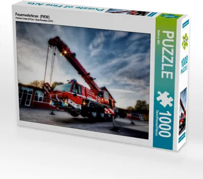 Produktbild von Calvendo Feuerwehrkran  (FKW) 1000 Teile Puzzle quer 640x480mm, Will Markus; 7424219