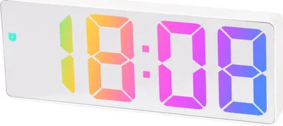 A digital clock displaying the time.