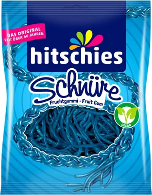 Produktbild von Hitschies Schnüre Blau 125g