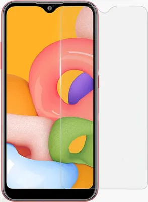 Produktbild von Mobigear  Samsung Galaxy A01 Panzerglas Gehärtetes Glas Displayschutz - Hüllenfreundlich