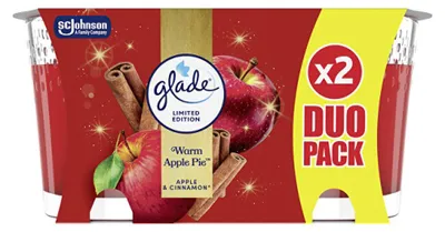 Zdjęcie produktu dla Zestaw świec zapachowych o zapachu ciepłej szarlotki, 2 szt. po 112 g