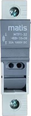 Produktbild von Matis PV-Sicherungshalter10x38 Sicherung inkl.15A Sicherung