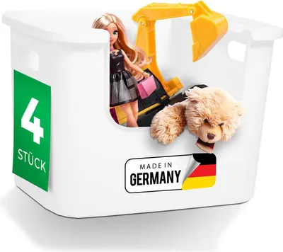 Produktbild von Novaliv 4x Aufbewahrungsbox Bad Organizer Kleiderschrank Schubladen Ordnungssystem Weiß Wohnmobil Schrank Organizer Box Badezimmer organizer & Kleiderschrank organizer & geeignet als Schubladenbox