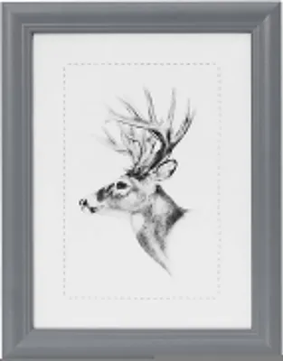 Obrázok produktu pre Drevený rám na fotografie so sklenenou doskou | Šedá farba | 13x18 cm