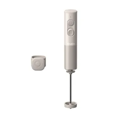 Productafbeelding van Outin OTMF-LG-01-SS Handmatige melkschuimer, OutIn, Outin Mino, Nano, Zilver, Roestvrij staal, Aluminium, Siliconen, 39 mm
