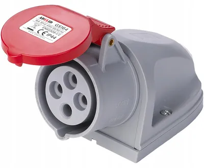 Produktbild von Adelid Starkstromsteckdose 16A 4P 400V Rot IP44 Aufputz