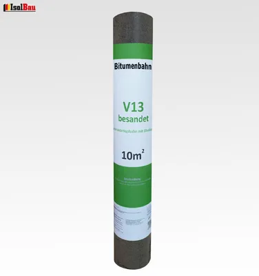 Produktbild von Dachpappe V 13 besandet mit Glasvlieseinlage 10 m² Dachbahn Glasvlies Bitumen