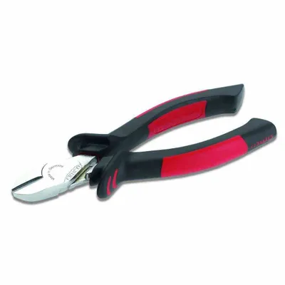 Zdjęcie produktu dla Cimco 10 0574, Szczypce ukośne, Odporny na wstrząsy, Poliuretan, Stal, Plastik, Czarny, Czerwony, 160 mm