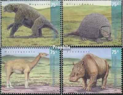 Produktbild von Briefmarken Argentinien 2001 Mi 2642-2645 (kompl.Ausg.) postfrisch Prähistorische Tiere Argentiniens