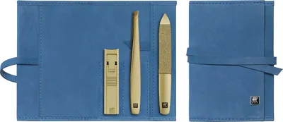 Produktbild von ZWILLING 97720-008-0, Blau, Edelstahl, Edelstahl, 3 Stück(e), Leder, 3 Stück(e)