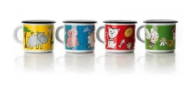 Produktbild von Emaillebecher für Kinder 1Stk 8cm