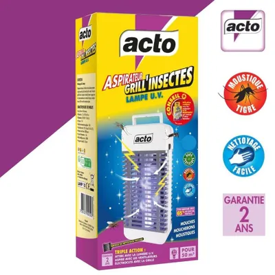 Image de Grill'insectes aspirateur lampe uv