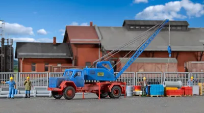 Produktbild von Kibri 11290 - H0 MAGIRUS Eckhauber mit Fuchsbagger - Neu