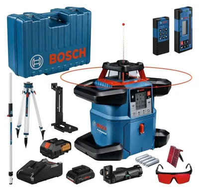 Image de Laser rotatif 18V GRL 600 CHV + 1 batterie Procore 4Ah + chargeur + coffret standard - BOSCH - 06159940P5