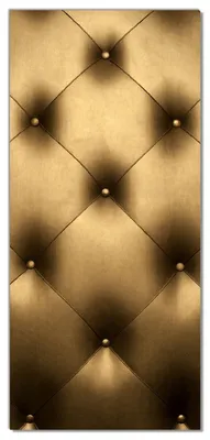 Produktbild von Wallario selbstklebende Türtapete 93 x 205 cm - Goldene Ledertür - Abwischbar, rückstandsfrei zu entfernen