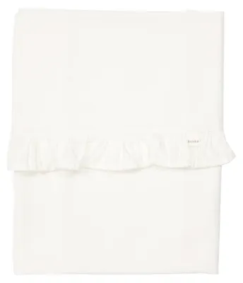 Produktbild von Koeka Ruffle Babylaken Warm White 80 x 100 cm