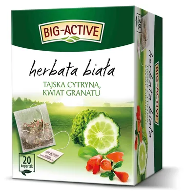 Produktbild von Weißer Tee Thai Zitrone Granatapfel 20 Teebeutel
