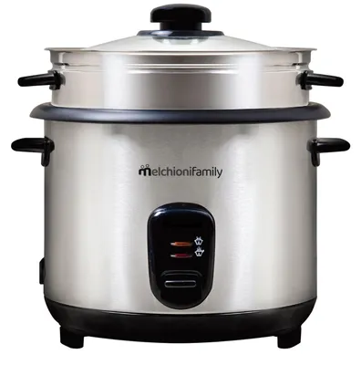 Produktbild von Melchioni Reiskocher 1,8L 800W Dampfgarer Antihaft Warmhaltefunktion