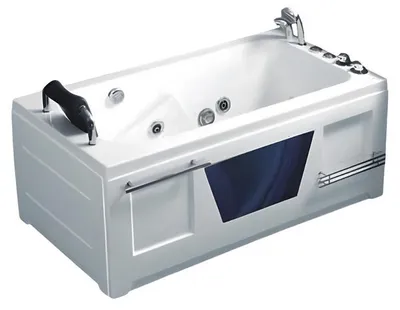 Produktbild von Whirlpool Blubberbad Whirlwanne Hydromassagewanne Außenwhirlpool 150x80 cm