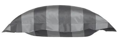 Produktbild von Curt Bauer Mako-Brokat-Damast Bettwäsche Streifen Como 80x80 cm Stahlgrau