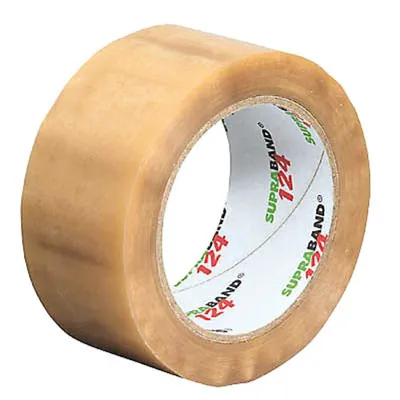 Produktbild von SUPRA Packband SUPRABAND 124 transparent 50,0 mm x 66,0 m 1 Rolle