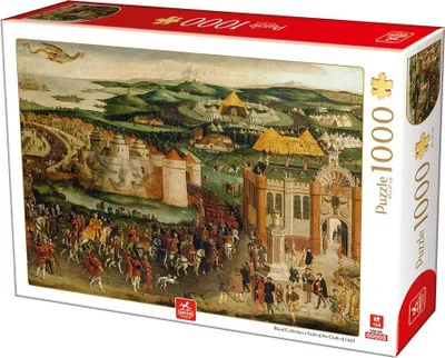 Produktbild von DEICO Puzzle Pole zlatého sukna 1000 dílků