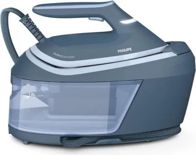 Obrázek produktu pro Philips 6000 series PerfectCare PSG6042/20 Parní generátory, 2400 W, 550 g/min, SteamGlide Advanced, 8 bar, 1,8 l, 150 g/min