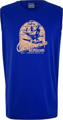 Produktbild von Übergrößen Tanktop California Longboard beige AHORN SPORTSWEAR riviera blue 9XL