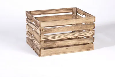 Produktbild von iWerk Holzkiste Geflammt M 50 x 40 x 30 cm