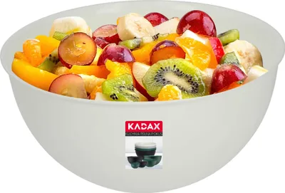 Zdjęcie produktu dla KADAX miska Kuchenna Plastikowa Do Sałatek 5 L Kremowa