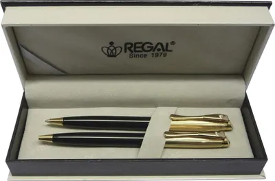 Obrázek produktu pro Kuličkové pero + mikrotužka Regal Cronos černá - 122919MB