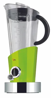 Produktbild von Bugatti Italy Vela, Tischplatten-Mixer, Eis-Crusher, 400 W, Grün, Edelstahl, Transparent