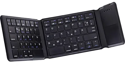 Produktbild von InLine 55379B, Kabellos, Bluetooth, QWERTZ, Schwarz