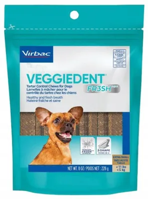Zdjęcie produktu dla VIRBAC VEGGIEDENT FRESH XS gryzaki dentystyczne dla psów małych ras