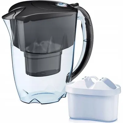 Zdjęcie produktu dla Dzbanek filtrujący czarny JASPER 2,8L + wkład B100-25 AQUAPHOR