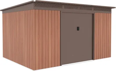 Zdjęcie produktu dla G21 Domek ogrodowy G21 GRAH 915 - 340 x 269 cm, brązowy G21-6390096
