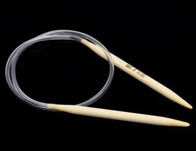 Produktbild von Bambus Rundstricknadel Größe 6,0 mm, 40 cm