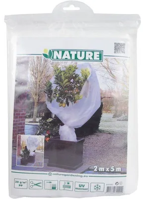 Obrázok produktu pre Zimná ochranná plachta, 5 x 2 m, biela, 30 g/m², odolná voči UV žiareniu, polypropylén