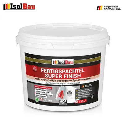 Spachtel Masse 5 kg - 100 kg Fertigspachtel Q4 SUPER Finish Gips Glätt Flächen