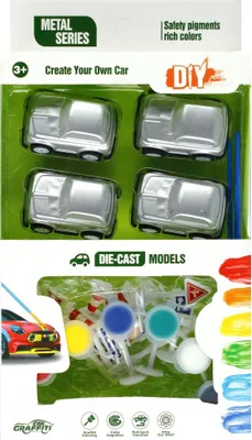Immagine prodotto di Set di auto da dipingere Mega Creative